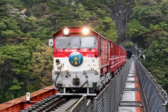 ニュース画像：井川線 DD20形ディーゼル機関車「205」とクハ600形客車