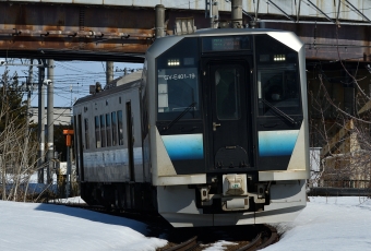 ニュース画像：(GV-E400系 セイルさん 2023年03月05日撮影) - 「秋田港クルーズ列車、2023年度は「GV-E400系」で運行！」
