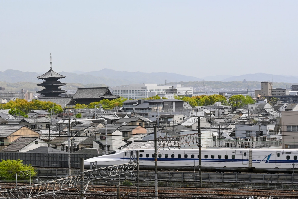 ニュース画像 7枚目：京都らしい眺めと新幹線