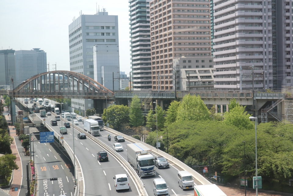 ニュース画像 7枚目：東京モノレール線天王洲アイル駅付近の大汐線、立派なアーチ橋も残されています