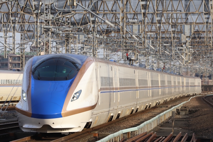 ニュース画像：E7・W7系新幹線 2023年04月11日撮影 - 「JR東とJR西、「E7・W7系新幹線」ベースに自動運転の技術協力 上越は2030年代半ばに実現目指す」