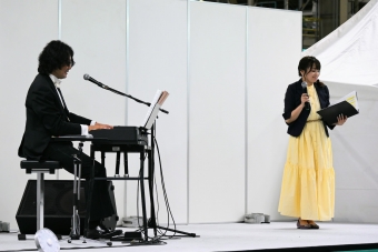 ニュース画像：久野知美さん&スギテツ 杉浦哲郎トークライブ ピアノによる発車メロディや車内アナウンスも