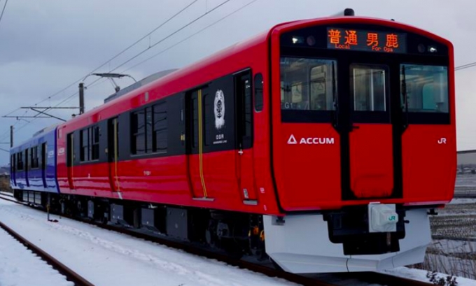 ニュース画像：EV-E801系「ACCUM」 - 「男鹿線、3月17日ダイヤ改正でEV-E801系「ACCUM」の運行本数を増発」
