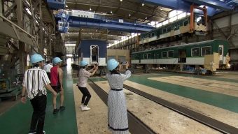 ニュース画像：鉄オタ選手権 京阪電車の陣 第二戦 カメラに収める一行