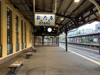 ニュース画像：小樽駅 イメージ 2022年10月10日乗車