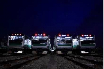 ニュース画像：収容線撮影会 イメージ - 「JR東「E233系7000代」夜間撮影会、川越車両センターで開催 10周年ヘッドマークも」