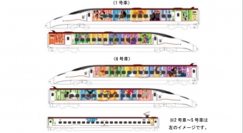 ニュース画像：JR九州 WAKU WAKU SMILE 新幹線 車体イメージ