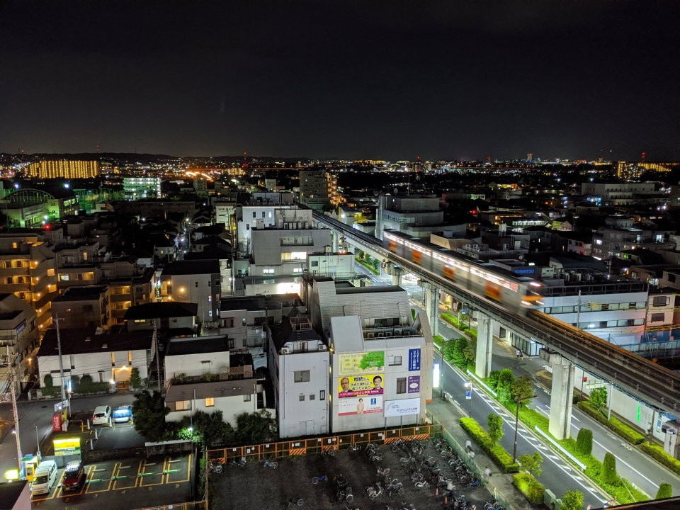 ニュース画像：日本夜景遺産 多摩地区で初認定！多摩モノレール1000系 2020年09月07日撮影 - 「ダイヤモンド富士も拝める多摩モノレール、「日本夜景遺産」認定！どんな路線？」