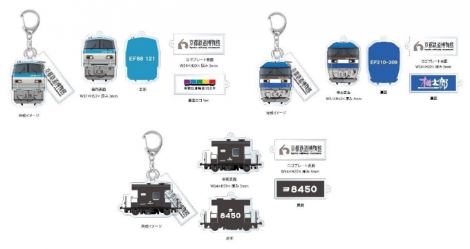 京都鉄博、JR貨物EF210・EF66形展示にあわせ限定記念グッズ発売