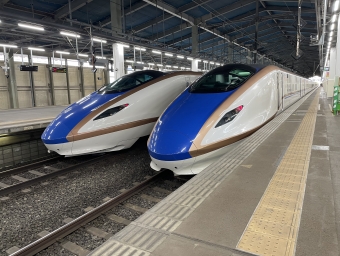 ニュース画像：E7・W7系新幹線 2023年09月09日撮影 - 「上越新幹線、2024年春に終電繰り上げ 夜間工事の作業時間確保」
