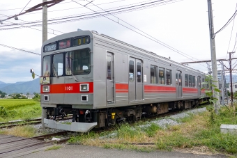 ニュース画像：上田電鉄1000系「1001号」 2022年08月20日撮影