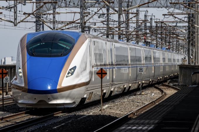 ニュース画像：E7・W7系新幹線 2023年04月23日撮影 - 「鉄道・運輸機構、北陸新幹線 延伸区間で最高速度260km/h走行試験を実施」