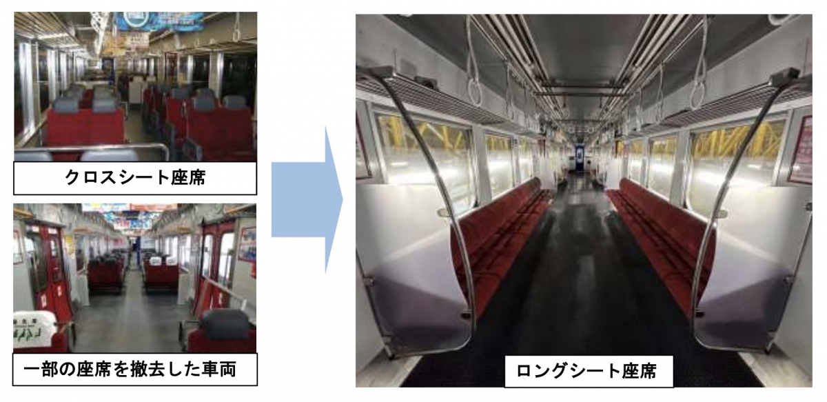 るー JR九州813系、全車ロングシート化で混雑緩和へ 12月以降順次