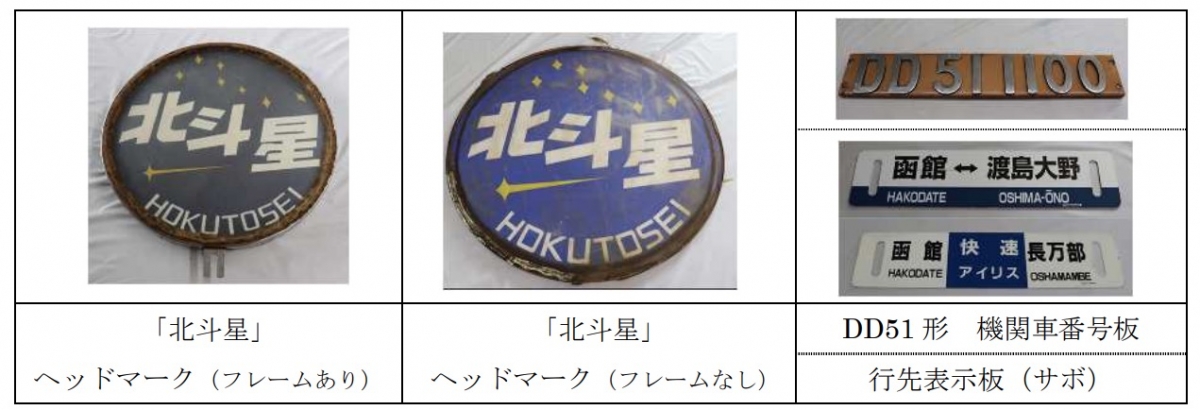 過去には271万円も！JR北海道、「北斗星」ヘッドマーク オークション