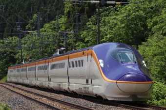 ニュース画像：E8系新幹線 2023年05月16日撮影 - 「東北･山形新幹線、新型E8系登場！最速「つばさ」は4分短縮 2024年ダイヤ改正」