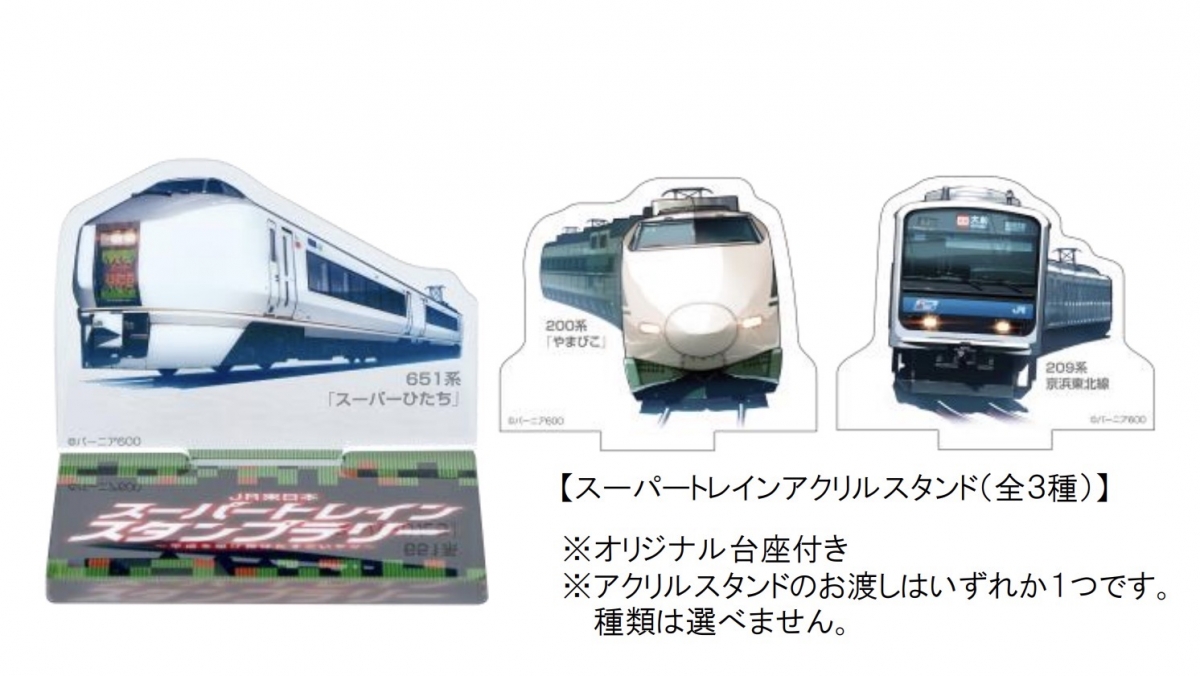 JR東日本スタンプラリー スーパートレイン オリジナルコースター