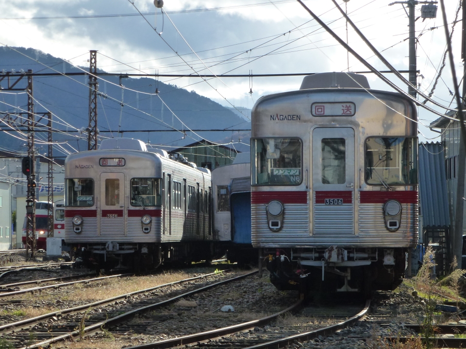 ニュース画像：長野電鉄3500系 2023年11月13日撮影 - 「ありがとう！さようなら！2023年引退の鉄道車両メモリー」