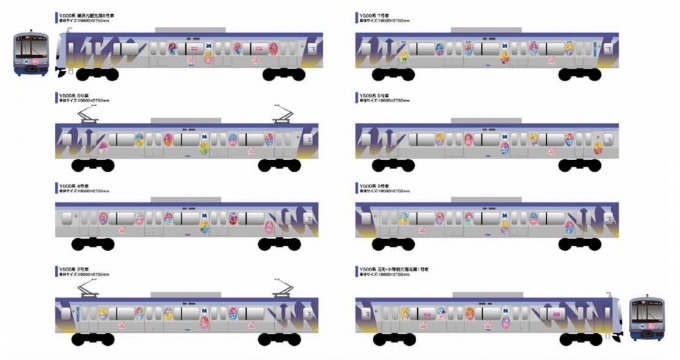 みなとみらい線、「プリキュア」歴代シリーズのラッピングトレイン運行