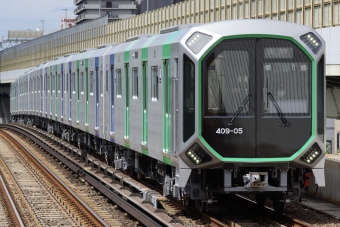 ニュース画像：大阪メトロ400系 2023年08月23日撮影 - 「大阪メトロ、中央線 コスモスクエア～夢洲の鉄道事業許可取得 2024年度末の開業目指す」