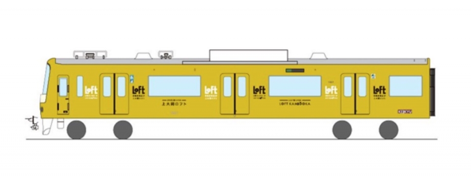 ニュース画像：「ロフト イエローラッピングトレイン」イメージ - 「京急、イエローハッピートレイン×ロフトが黄色コラボ！ラッピング列車3月4日運行開始」