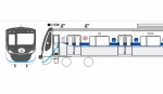 ニュース画像：ラッピングデザイン - 「東急目黒線3020系が「東海道新幹線」柄に！3月4日からラッピングトレイン運行開始」