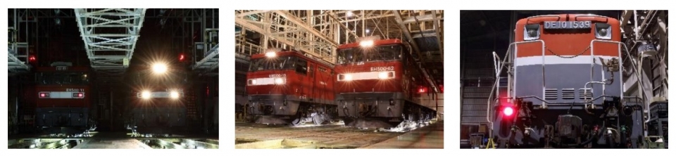 ニュース画像：夜間撮影イメージ - 「JR貨物 仙台総合鉄道部、EH500形&まもなく全機引退のDE10形撮影会 4月14日」