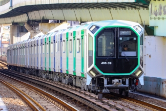 ニュース画像：大阪メトロ400系 2023年12月28日撮影