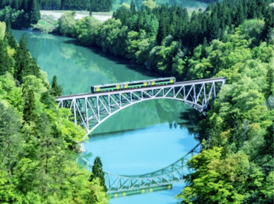ニュース画像 3枚目：第一只見川橋梁からの眺め イメージ