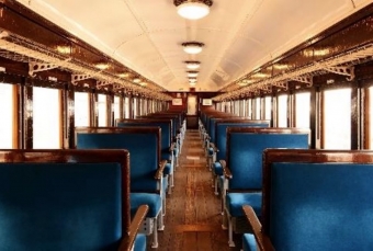 ニュース画像：旧型客車 車内 イメージ