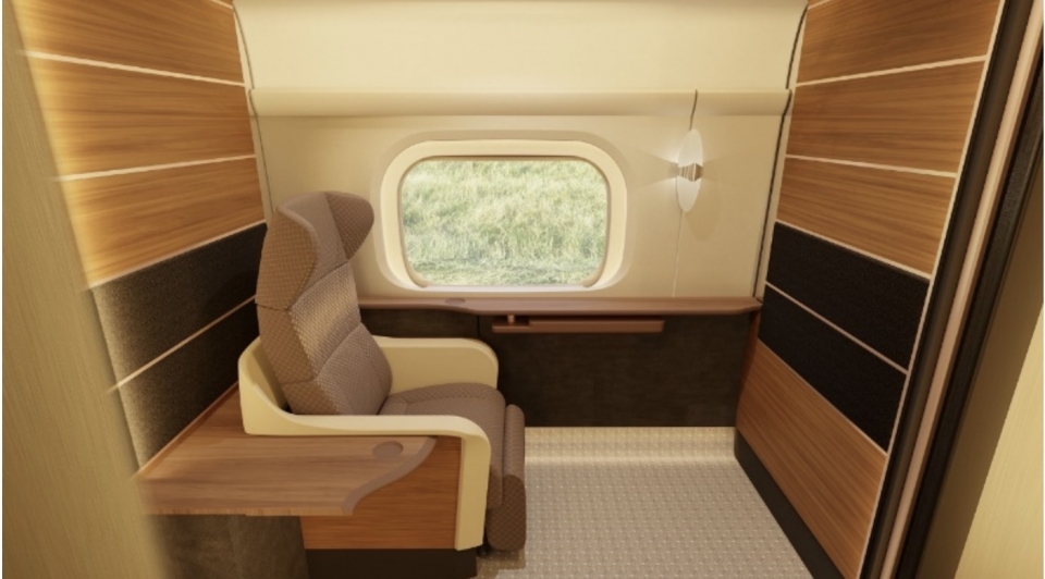 ニュース画像：東海道新幹線 N700S 個室(内装)のイメージ - 「東海道新幹線 、N700S車両に個室導入！2026年度予定 JR東海」