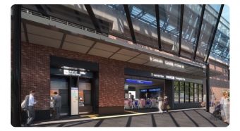 ニュース画像：相鉄いずみ野線 ゆめが丘駅 新改札 完成イメージ