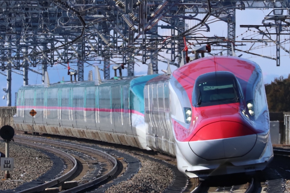 ニュース画像：E5＋E6系新幹線 2023年03月19日撮影 - 「みんな知ってる？親子で学ぼう！日本一〇〇な「鉄道」まとめ」
