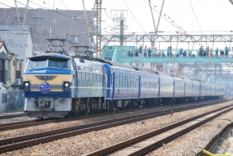 ニュース画像：寝台特急「富士・はやぶさ」上り最終列車　EF66形 2009年03月13日撮影