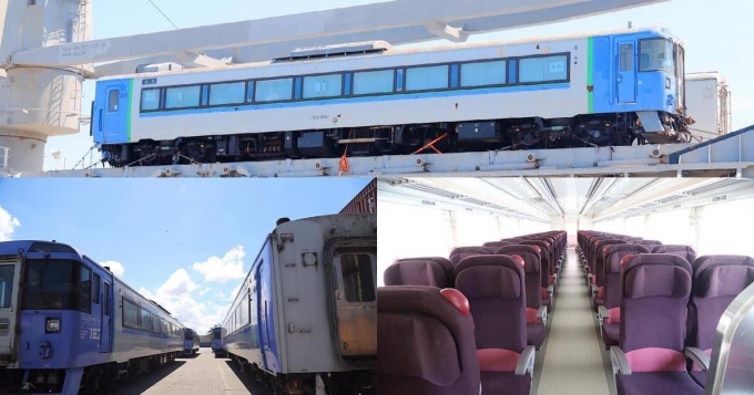 ニュース画像：カンボジア「ロイヤル鉄道」へ売却されたキハ183系 - 「胸アツ！JR北海道「キハ183系」、カンボジアに到着し試運転開始」