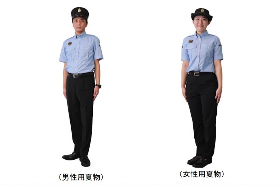 ニュース画像：JR九州 駅・車掌・運転士等の接客制服 - 「乗務員だって暑い！JR九州、運転士・車掌の制帽 夏はかぶらなくてOKに」
