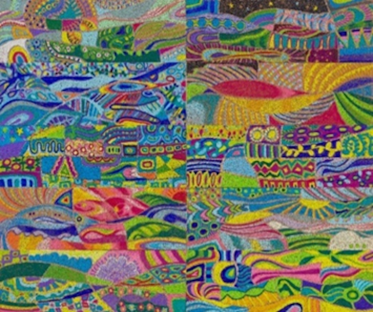 JR山手線、E235系「ヘラルボニー」の国際アートアワード開催記念