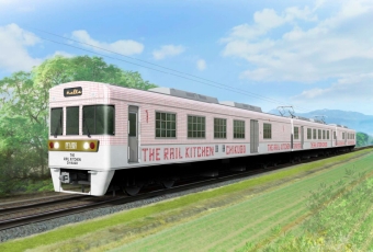 ニュース画像：「THE RAIL KITCHEN CHIKUGO」イメージ - 「西鉄、新観光列車「THE RAIL KITCHEN CHIKUGO」導入へ 6050形を大幅改造し車内に「窯」設置」
