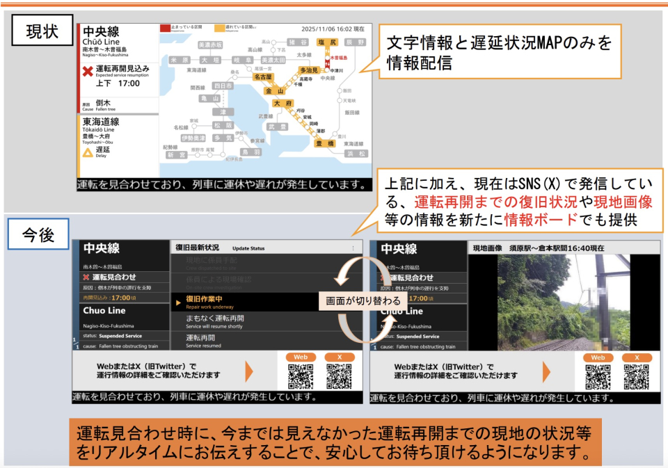 JR東海、在来線「運行情報システム」大幅刷新！詳細時刻・運転見合わせ
