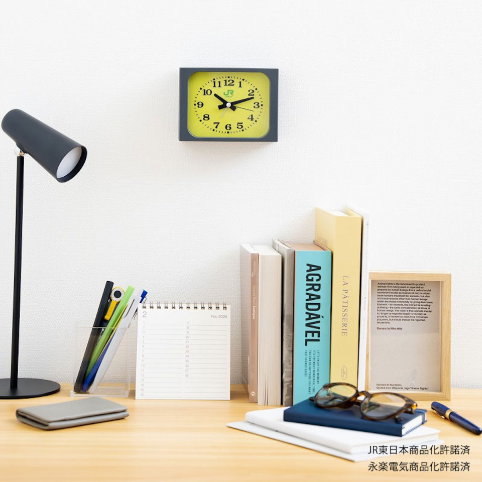 JR東日本の“駅時計”が自宅に？！発車ベル音付きアラームクロック