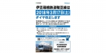 ニュース画像：駿豆線 ダイヤ改正 告知 - 「伊豆箱根鉄道、3月17日に駿豆線のダイヤ改正 パターンダイヤ化や接続時間を見直し」