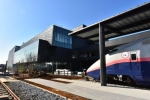 ニュース画像：建設中の新館とE1系 - 「鉄道博物館、E1系「E153-104」の展示開始は3月14日」