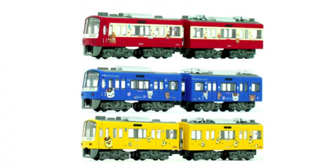 画像：リラックマラッピング電車のBトレインショーティー - 「京急電鉄、リラックマラッピング電車のBトレインショーティー発売へ」