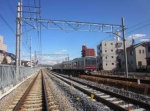 ニュース画像：仮線切り替え箇所 - 「名鉄の喜多山駅付近高架化事業、 3月10日から上り線を仮線に切り替え」