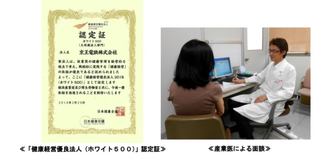 ニュース画像：「ホワイト500」認定 - 「京王電鉄、2年連続で「健康経営優良法人」のホワイト500に認定」