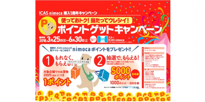 ニュース画像：イカすニモカ導入1周年キャンペーン - 「函館市電、「イカすニモカ」導入から1周年 6月30日まで記念キャンペーン」