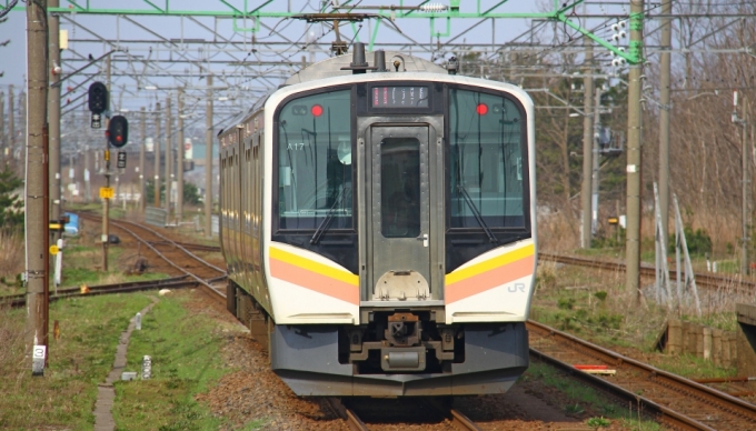 ニュース画像：E129系 - 「弥彦線、4月21日から5月6日まで臨時列車「弥彦お花見号」を運転」