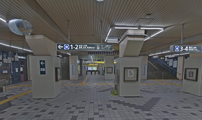 ニュース画像：新たに追加された都営三田線 高島平駅のGoogleストリートビュー - 「Googleストリートビュー、高島平駅など4駅構内を追加公開」