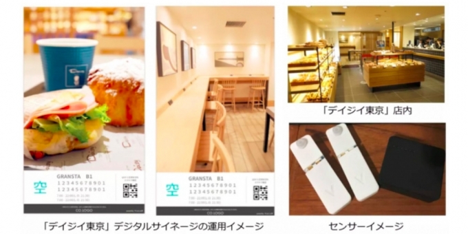 ニュース画像：サービスのイメージ - 「VACAN、東京駅カフェでリアルタイム空席案内サービスを試験導入」