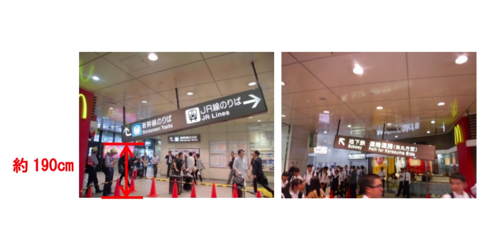 JR東海 京都駅 東海道新幹線 非常停止ボタン表示板 JR東海 東海道