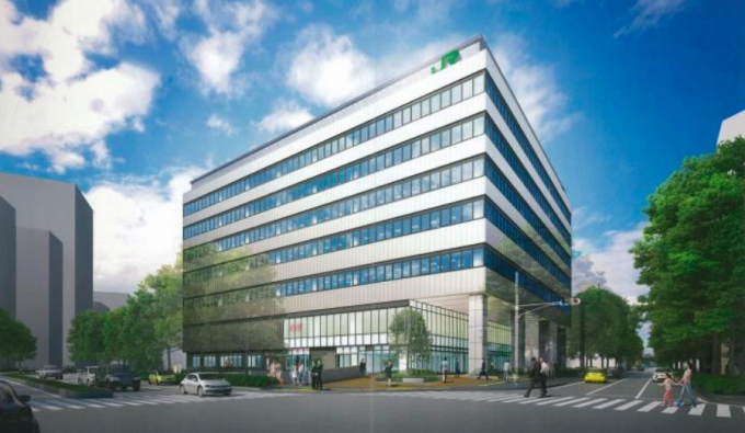 画像：新支社ビル 外観イメージ - 「JR東、仙台支社ビルを建替え 2019年8月から2021年まで」